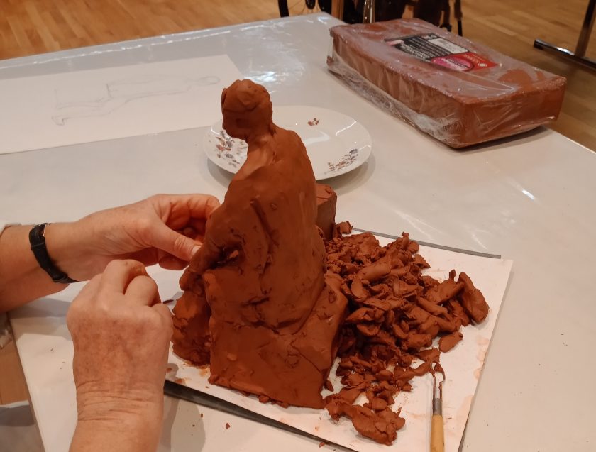 Atelier modelage en famille