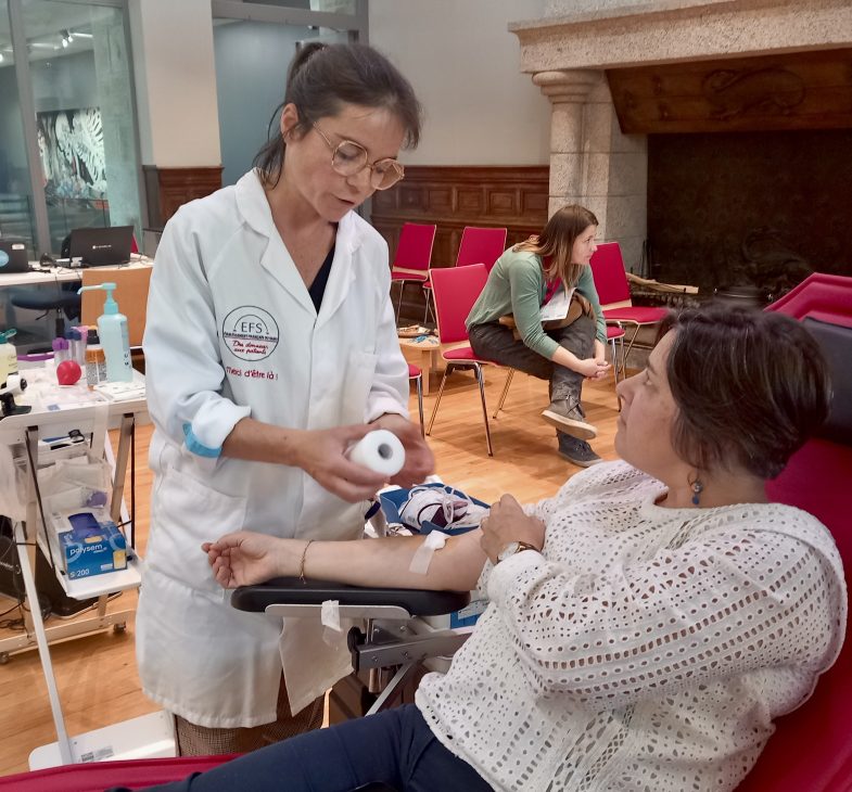 Collecte don du sang au musée